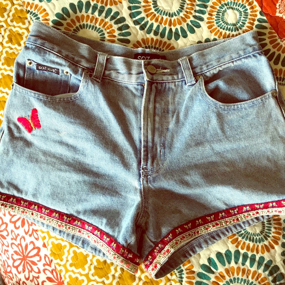 Vintage Butterfly Shorts